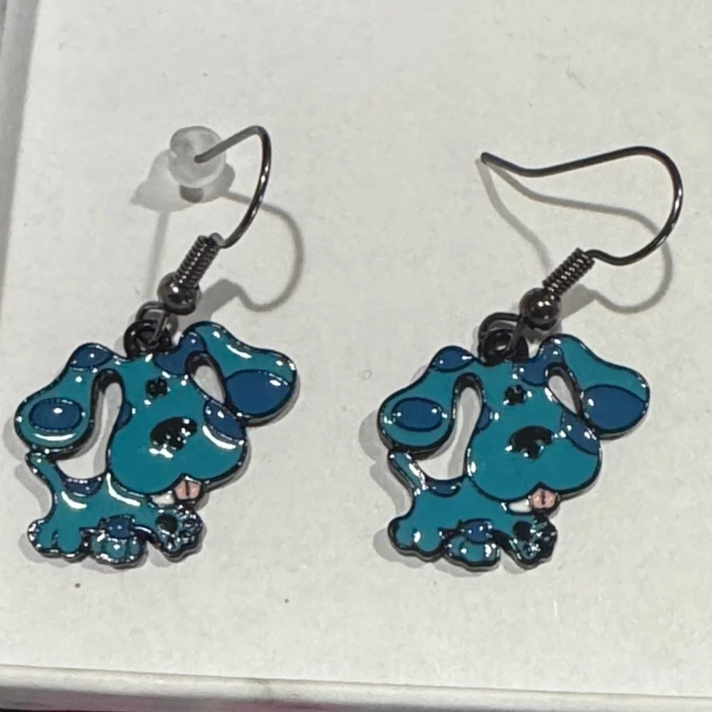 Blues clues Dog Earrings
